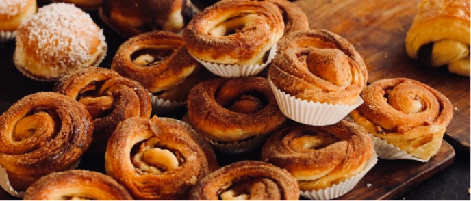 Gros zoom sur des cinnamons